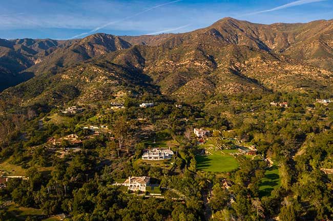 Montecito aerial view