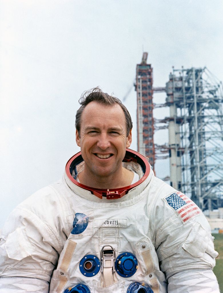jim lovell in spacesuit