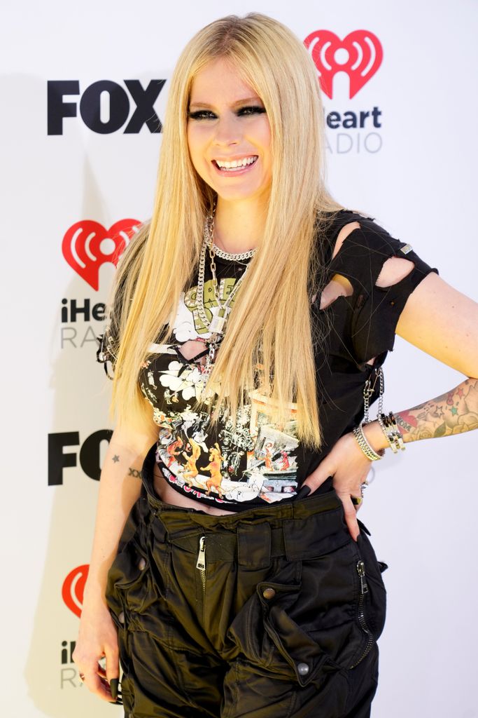 Avril Lavigne attends the 2024 iHeartRadio Music Awards at Dolby Theatre on April 01, 2024 in Hollywood, California.