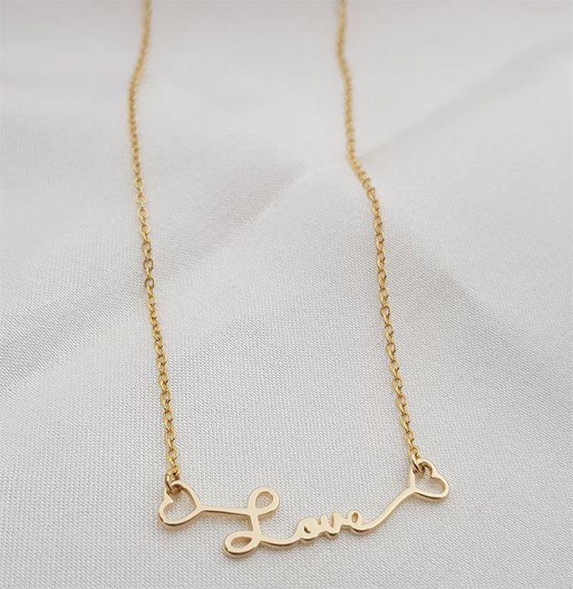 etsy love necklace