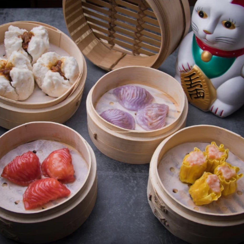 A selection of Chinese dumplings