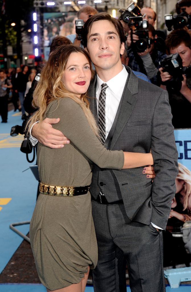 Justin Long and Drew Barrymore attend the 'Going the Distance' World Premiere at the Vue Cinema, Leicester Square on August 19, 2010 in London