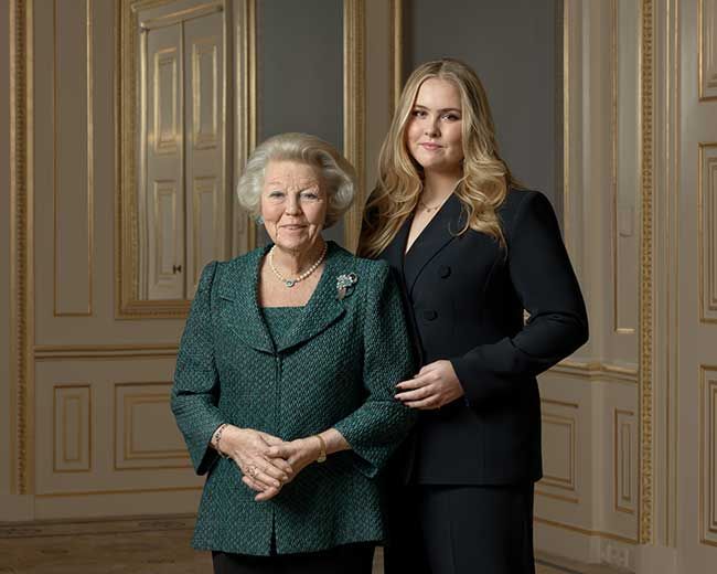 Princess Beatrix and Princess Catharina Amalia