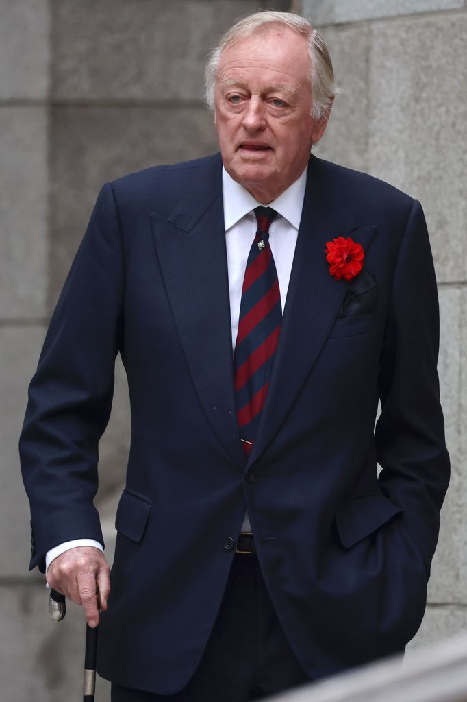 Andrew Parker Bowles attends the Funeral Requiem Mass for Field Marshal Lord Guthrie 