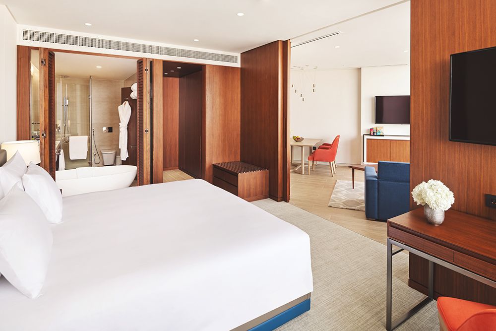 The suites are light and airy 