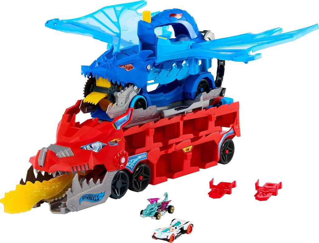 Hot Wheels City Ultimate Dragon Hauler Toy Vehicle Playset