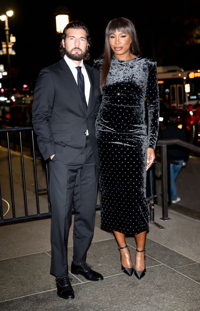 Andrea Preti and Venus Williams attend the 2025 CFDA Awards at The American Museum of Natural History on November 03, 2025