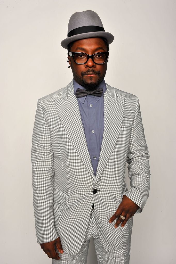 Will.i.am suit bowtie 