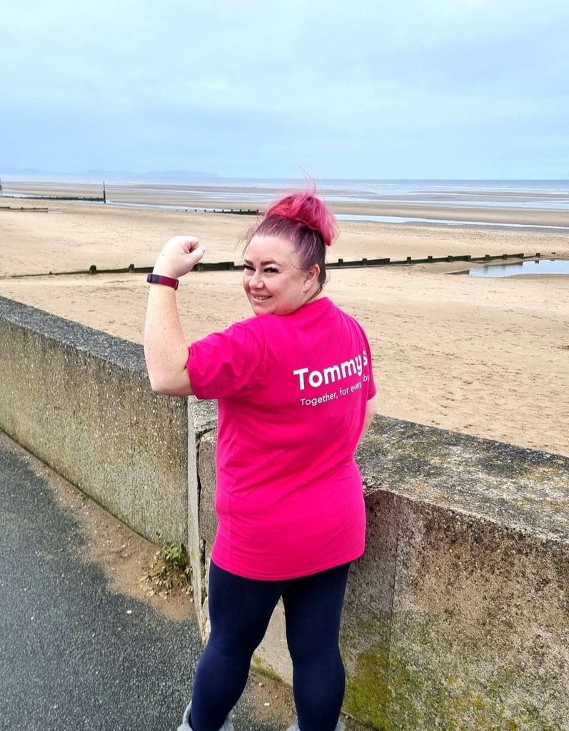 Lisa supports Tommy's charity
