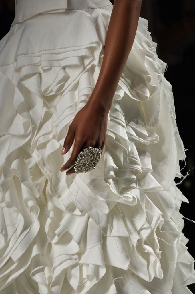 Silver jewellery was all over the SS26 catwalks