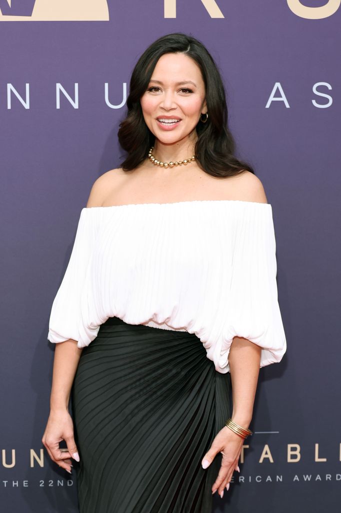 Melissa O'Neil attends Unforgettable: The 22nd Annual Asian American Awards at The Beverly Hilton on December 14, 2024 
