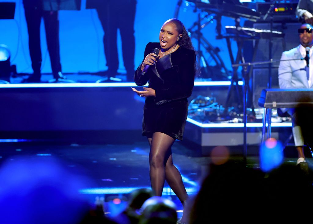 Jennifer Hudson performs onstage during the 2025 BET Awards at Peacock Theater on June 09, 2025 in Los Angeles, California