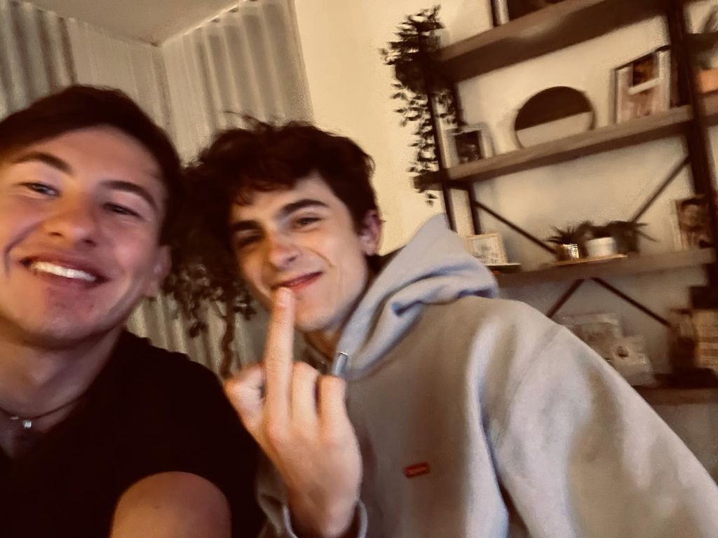 Barry and Timothee Chamalet hung out together in 2021