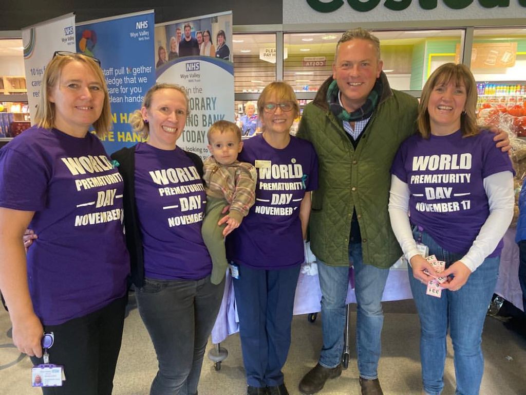 Jules Hudson at Hereford Hospital in 2019