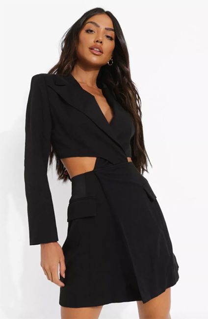 Boohoo blazer dress