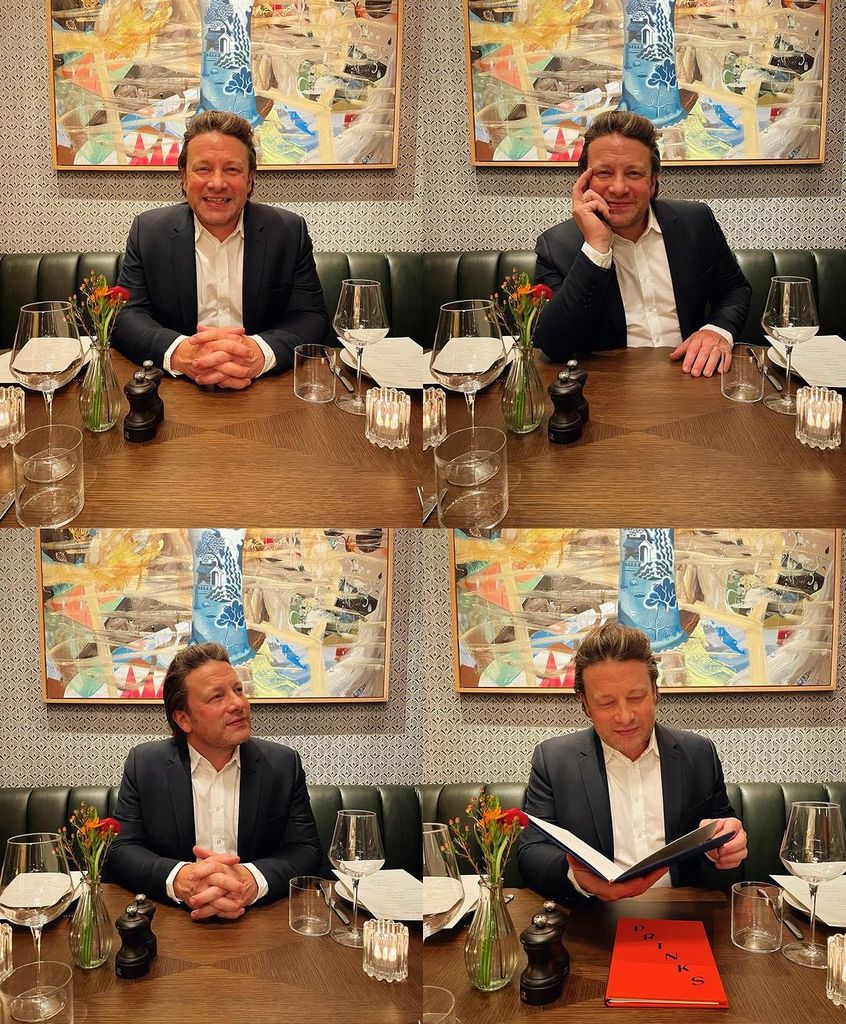 Jamie Oliver shared this photo to celebrate his new restaurant
