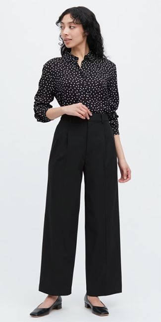 Uniqlo s 35 Viral Wide leg Trousers Are So Flattering And They re 