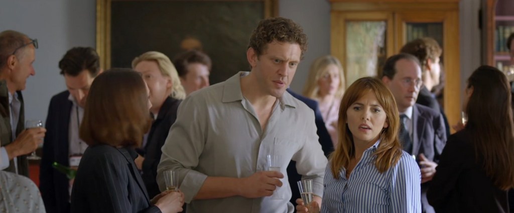 Tom Durant-Pritchard and Ophelia Lovibond in Partygate