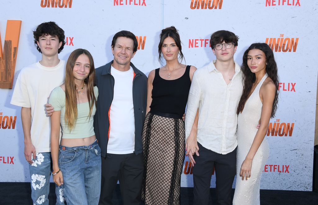 mark wahlberg and family the union premiere la