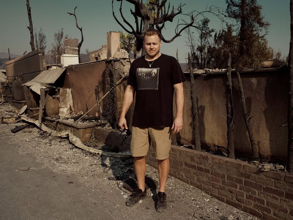 Spencer Pratt shares a look at his former home in Los Angeles after it was destroyed by the Palisades Fire, posted on Instagram