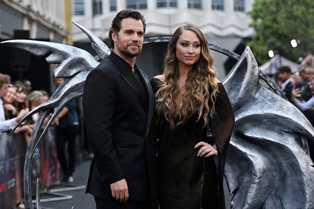 Henry Cavill and Natalie Viscuso  attend the season 3 premiere of "The Witcher" at Outernet London on June 28, 2023 in London, England