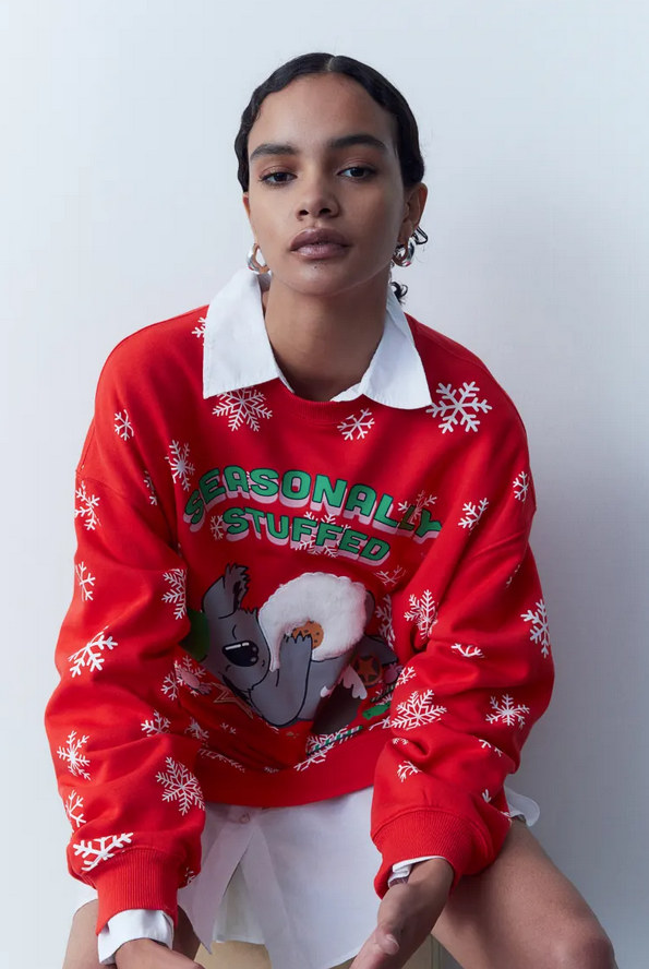 H&M ugly christmas sweater