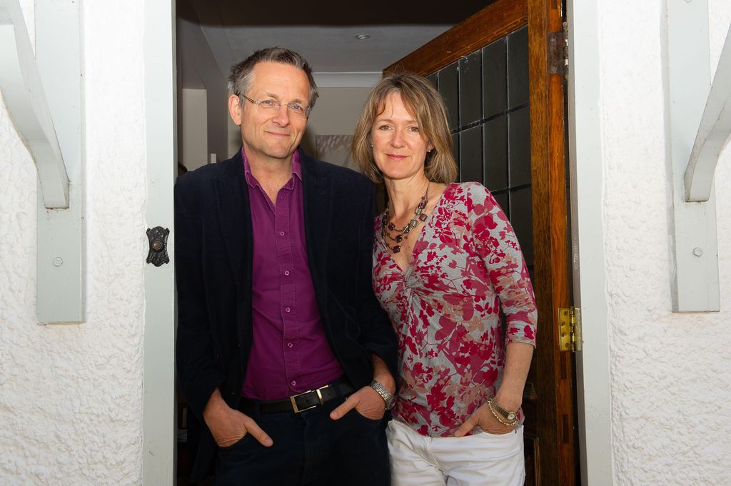 Dr Michael Mosley with his wife Dr Clare Bailey