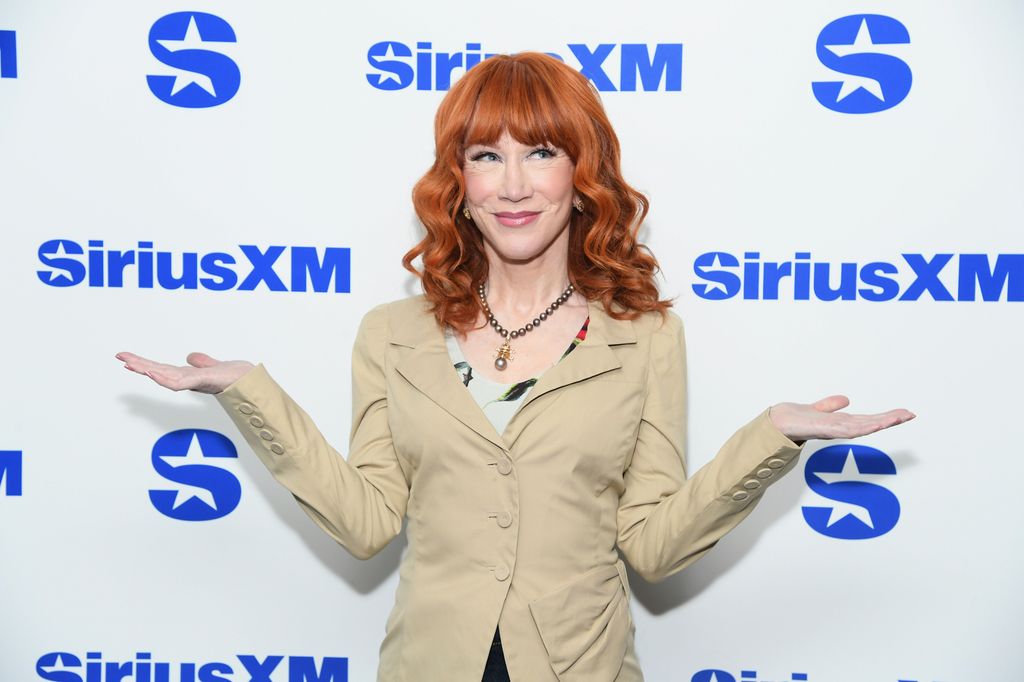 kathy griffin beige shirt