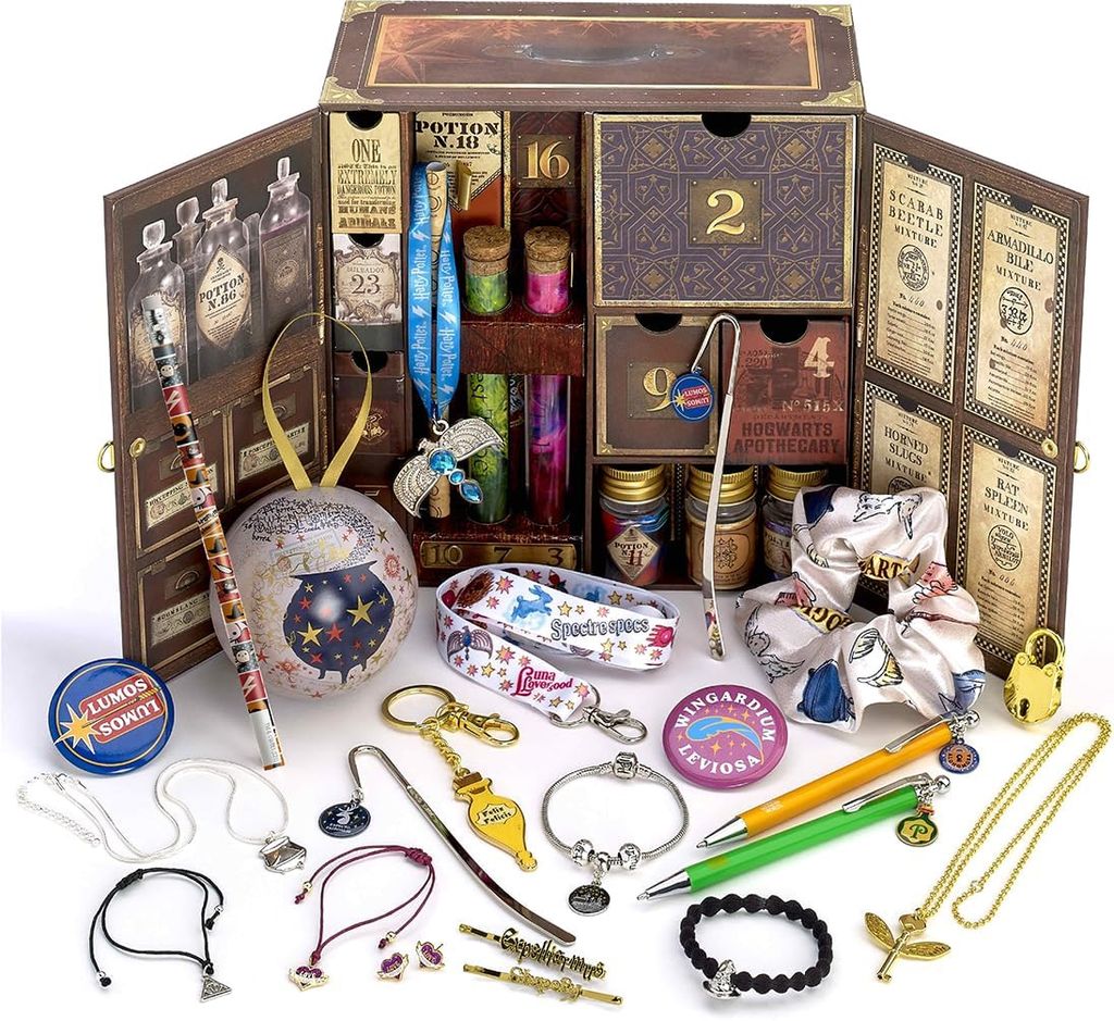  The Carat Shop - Official Harry Potter Potions Advent Calendar - 24 Jewellery & Accessory Gifts