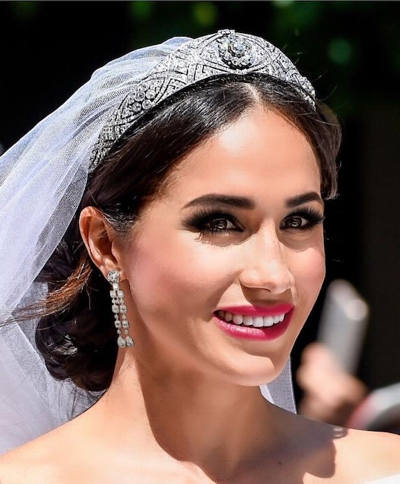 Someone has recreated Meghan Markle's wedding day makeup with red ...