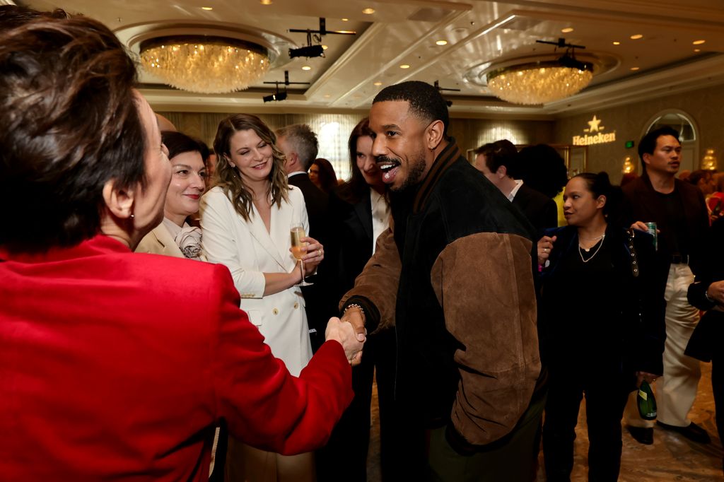 Michael B. Jordan attends The BAFTA Tea Party