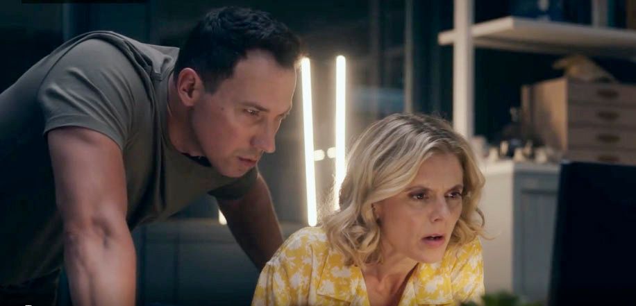 David Caves and Emilia fox in Silent Witness
