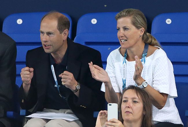 prince edward and sophie commonwealth games