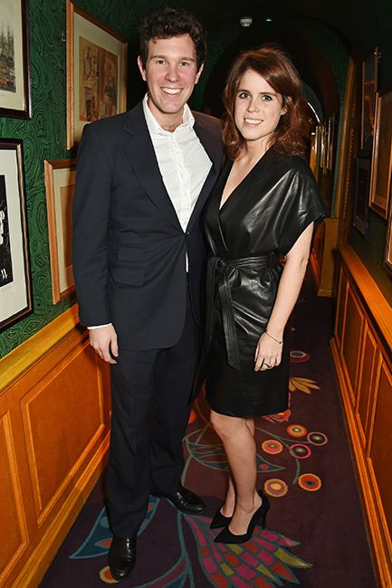 Princess Eugenie and Jack pictured in hallway at party