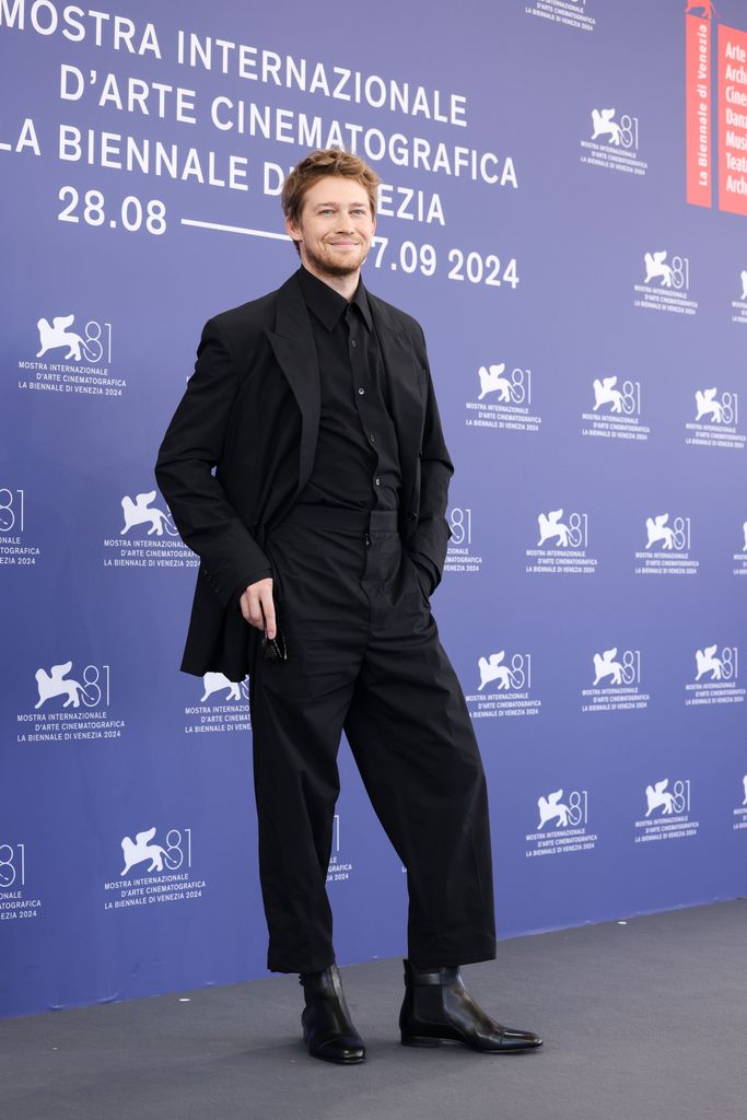 Joe Alwyn attends the "The Brutalist" photocall during the 81st Venice International Film Festival at Palazzo del Casino on September 01, 2024 in Venice, Italy