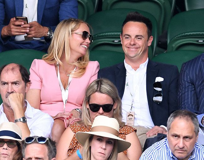 ant anne marie laughing wimbledon
