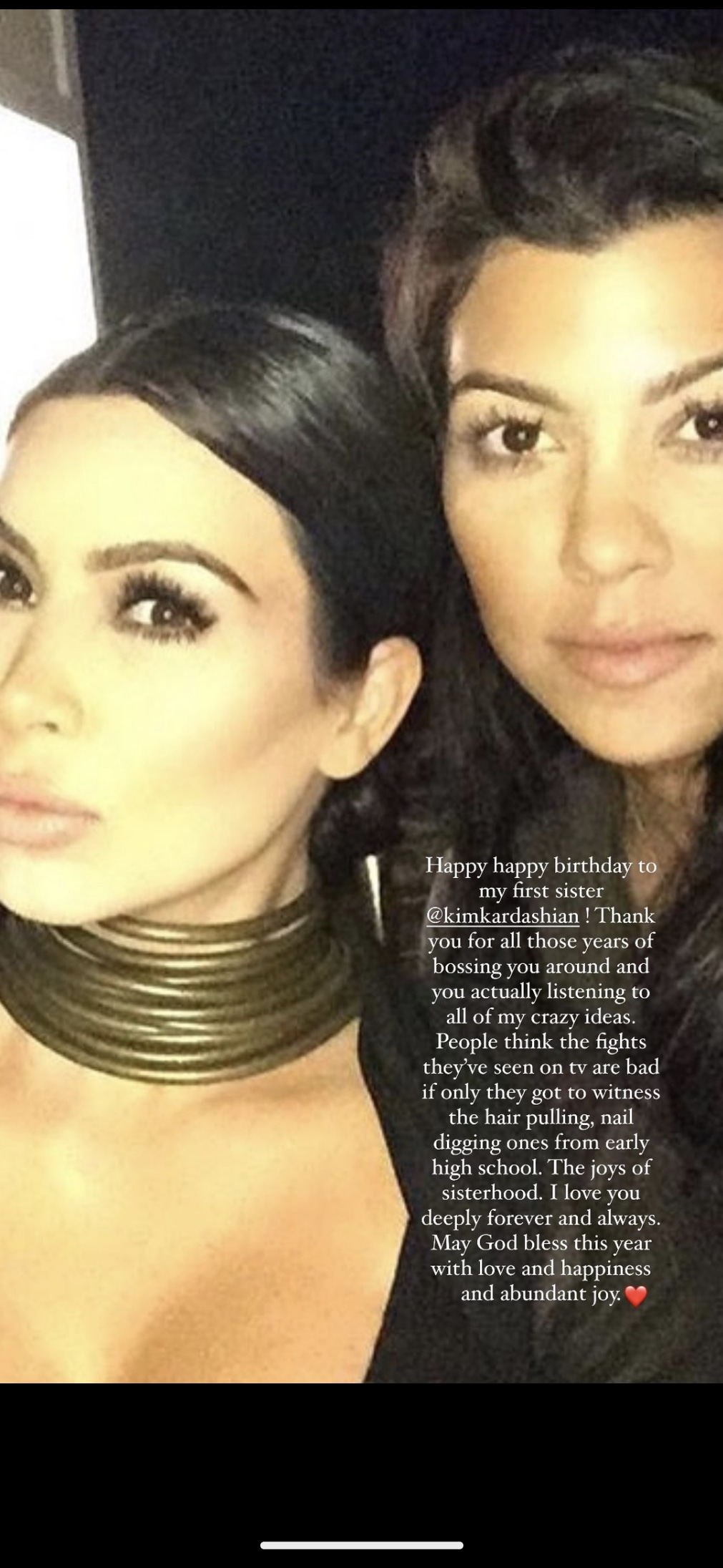 Kourtney Kardashian opened up about her relationship with Kim Kardashian today