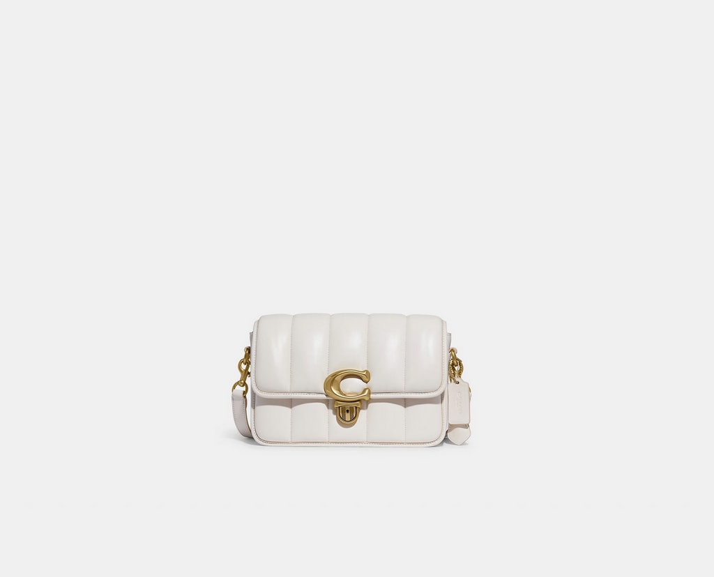 coach studio bag in chalk