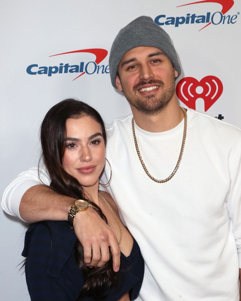 INGLEWOOD, CALIFORNIA - DECEMBER 06: Chrysti Ane and Ryan Guzman attend KIIS FM's Jingle Ball 2019 presented by Capital One at The Forum on December 06, 2019 in Inglewood, California. (Photo by David Livingston/FilmMagic )