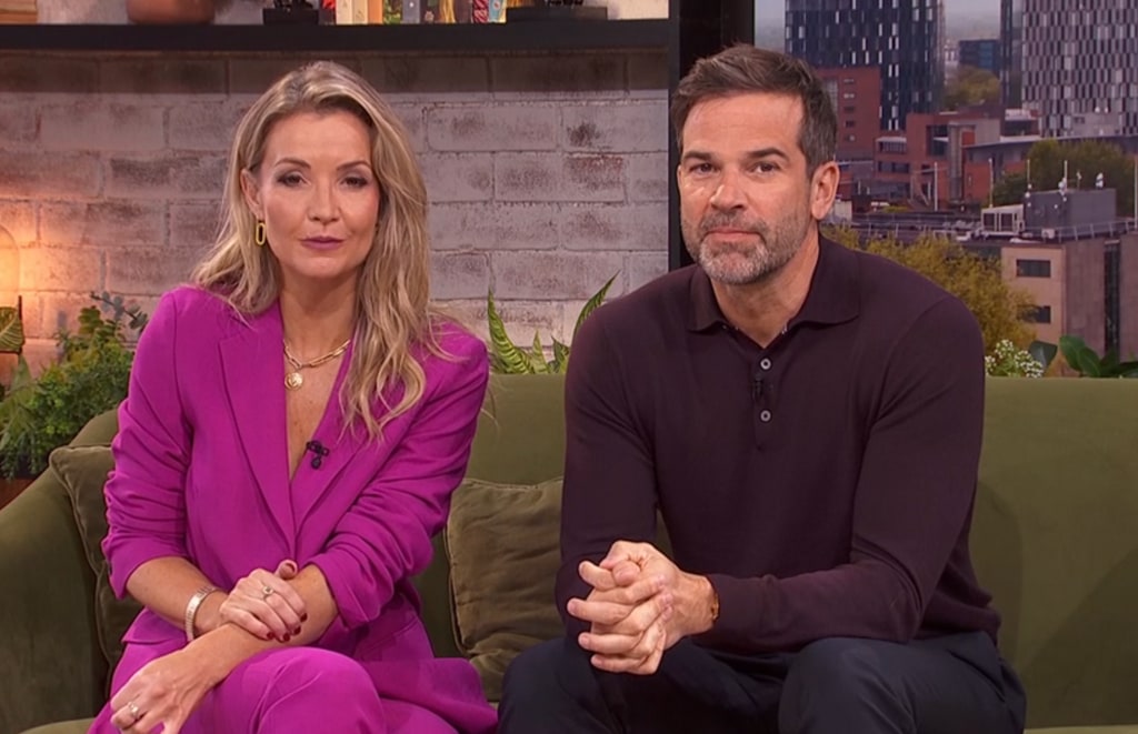 Helen Skelton and Gethin Jones on Morning Live