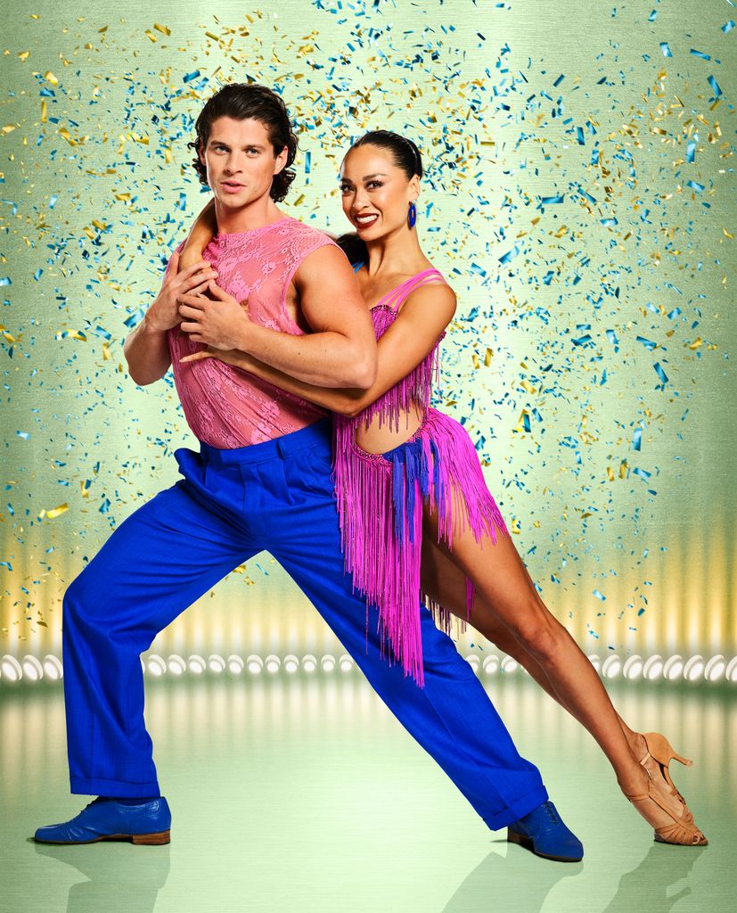 Lewis Cope and Katya Jones on Strictly Come Dancing