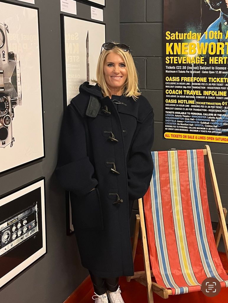 Karen Kelly backstage at gig