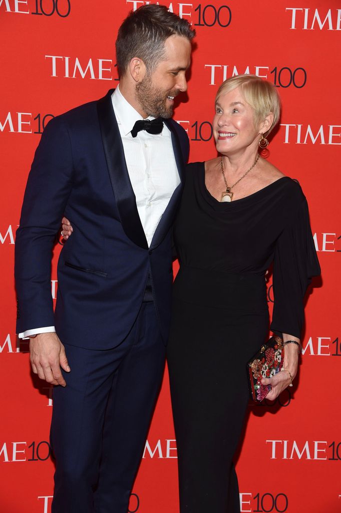 Ryan Reynolds e sua mãe Tammy Reynolds no Time 100 Gala