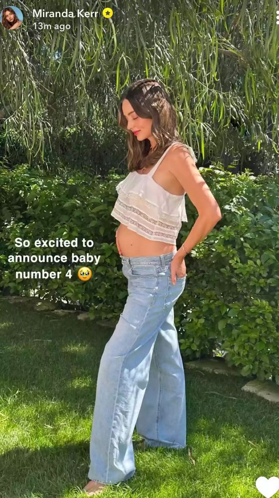 Miranda Kerr reveals she is expecting fourth boy 