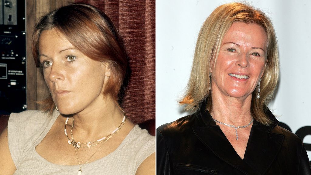 Anni-Frid Lyngstad then and now