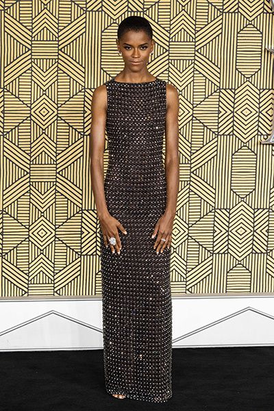 letitia wright at black panther wakanda forever premiere