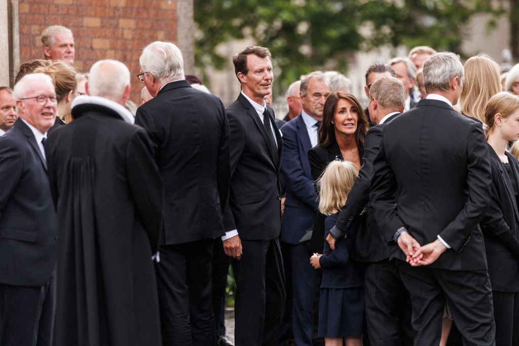 Joachim and marie at Per Thornit's funeral