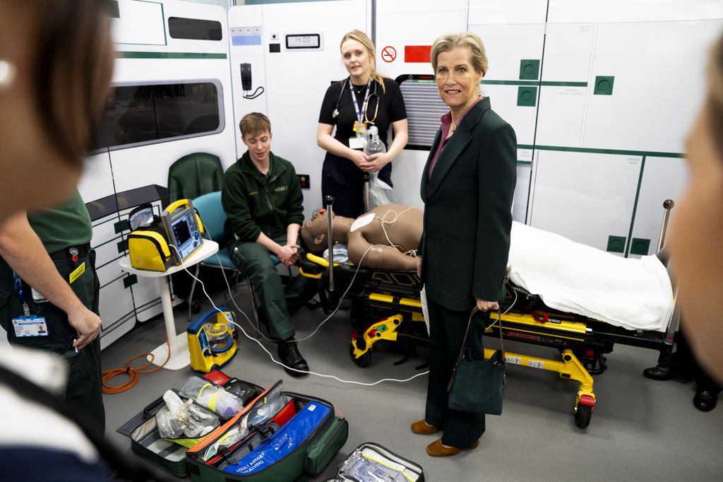 The Duchess of Edinburgh speaks to medical students during a visit to the University of Surrey in Guildford. Picture date: Wednesday January 28, 2026. (Photo by Jordan Pettitt/PA Images via Getty Images)