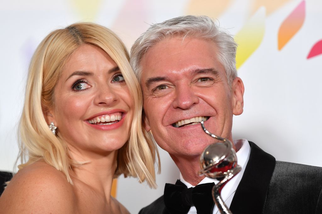Holly and Phil at the 2020 National Television Awards