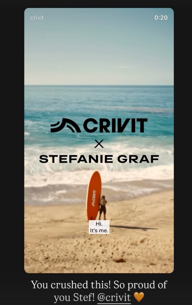 andré agassi soutien à steffi graf